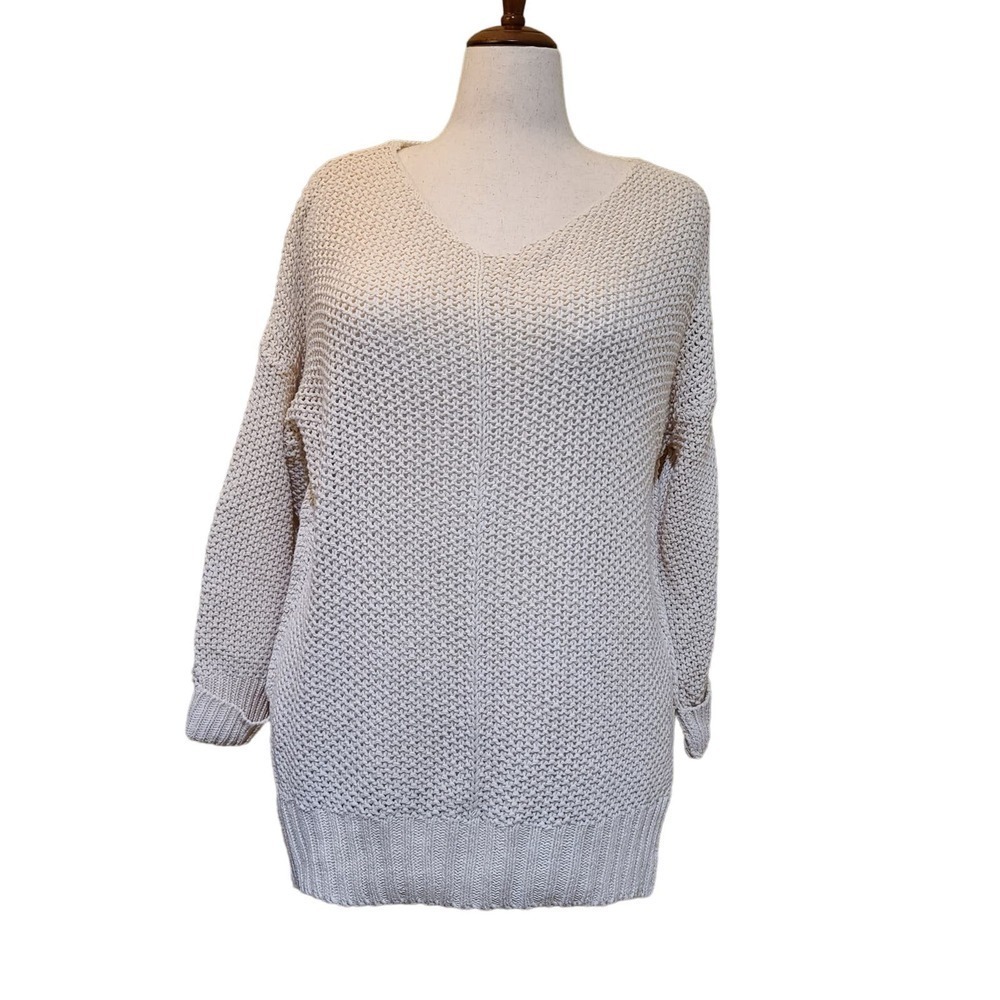 NWT Exlura New Collection High Low Wool Blend Sweater one size